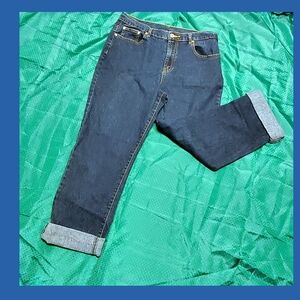 Vintage Diane Gillman Signature Cuffed Capris Jeans